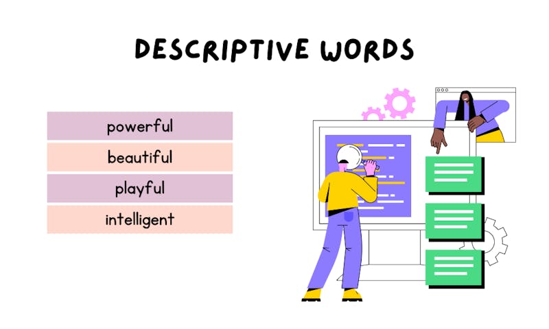 examples of descriptive words